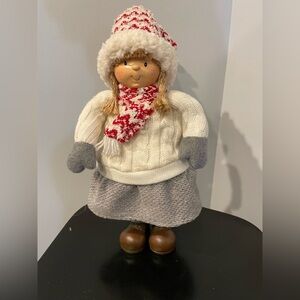 Northlight Charming Holiday Doll with Red and White Accessories